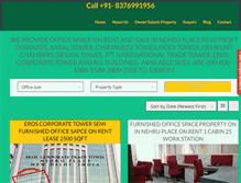 Tablet Screenshot of officespacenehruplace.com